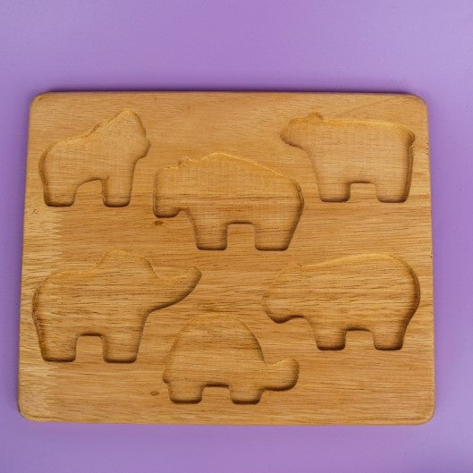 Ville Dyr Mini - Puslespillbrett (Tillegg)